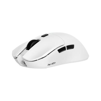 Mouse Gamer Force One Hoku Pro-wh, 26.000 DPI, 4 Switchs Alternáveis, Dual Mode