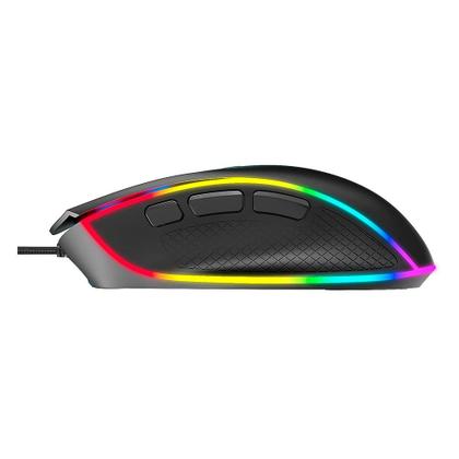 Imagem de Mouse Gamer Fortrek Cruiser New Edition, RGB, 12000 DPI, 7 Botões, Preto - 77245
