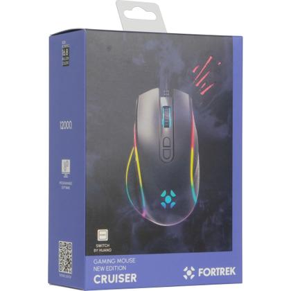 Imagem de Mouse Gamer Fortrek Cruiser Premium Rgb 12000dpi