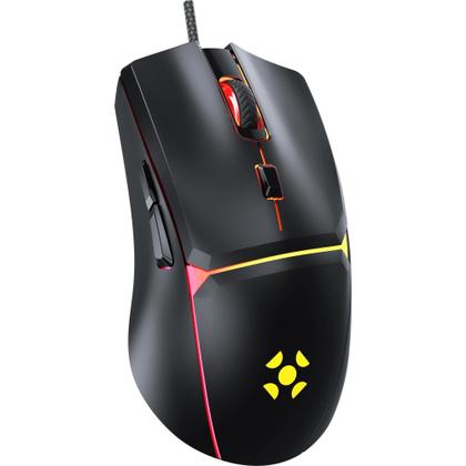 Imagem de Mouse gamer fortrek crusader 12800dpi led rgb rainbow