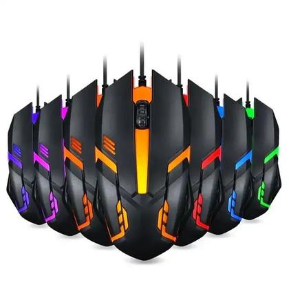 Imagem de Mouse Gamer KO Rápido e Preciso Com Cabo USB e Luz Rgb