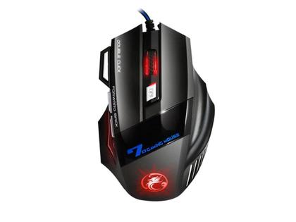 Imagem de Mouse Gamer Laser X7 3200dpi Usb Led 7 Botões Pro T18