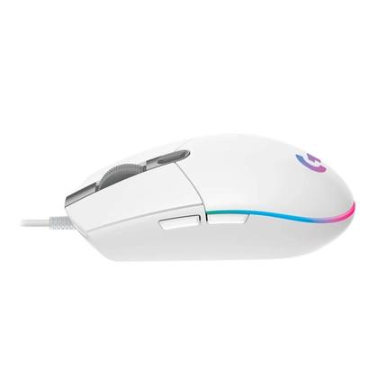 Imagem de Mouse Gamer Logitech G203 Lightsync 910-005794 - 8000 Dpi - 6 Botoes - Branco