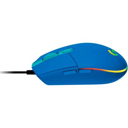 Imagem de Mouse Gamer Logitech G203 Lightsync - Azul (910-005792)