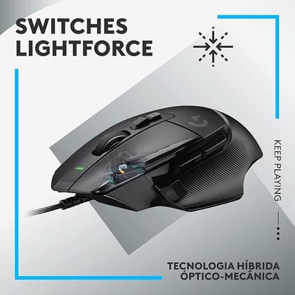 Imagem de Mouse Gamer Logitech G502 X 25600 DPI Preto 910-006137