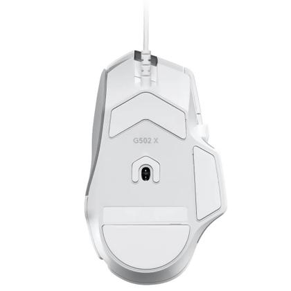 Imagem de Mouse Gamer Logitech G502 X - com Fio - 25600 Dpi - 13 Botoes - Branco