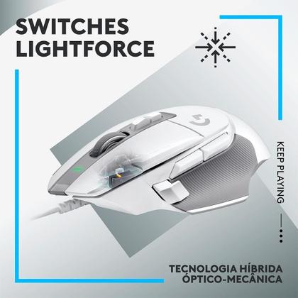 Mouse Gamer Logitech G502 X, RGB, 25600 DPI, 13 Botões, Switch