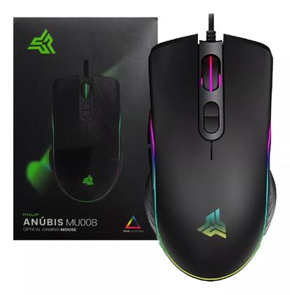 Imagem de Mouse Gamer Para Jogo Led Rgb Usb 4800dpi Óptico 7 Botões