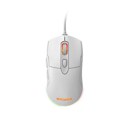 Imagem de Mouse Gamer Pcyes Malus White Ghost PMGMWG