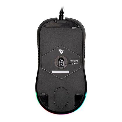 Mouse Gamer Pichau Hive P1, RGB, 16000DPI, 6 Botoes, Preto, PG-HP1