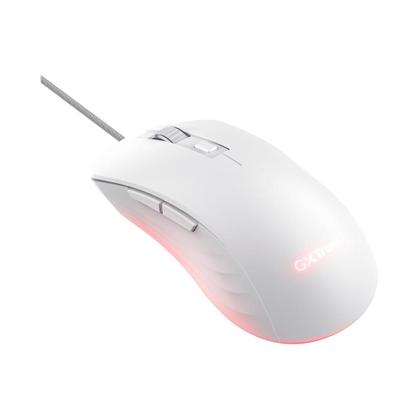 Imagem de Mouse Gamer Pro Trust GXT 924 Ybar+, RGB, 25600DPI, 6 Botões, Branco - 24891