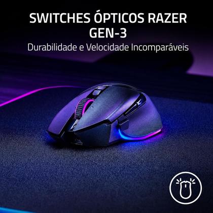 Mouse Gamer Razer Basilisk V3 Pro Sem Fio Wireless RGB 30000 DPI