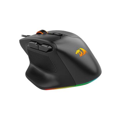 Imagem de Mouse Gamer Redragon Bullseye, RGB, 12400 DPI, Sensor Óptico PAW3327, 7 Botões Programáveis, USB, Preto - M806-RGB