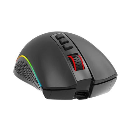 Imagem de Mouse Gamer Redragon Cobra Pro, RGB, 16000 DPI, 8 Botões, Wireless, Preto - M711-PRO