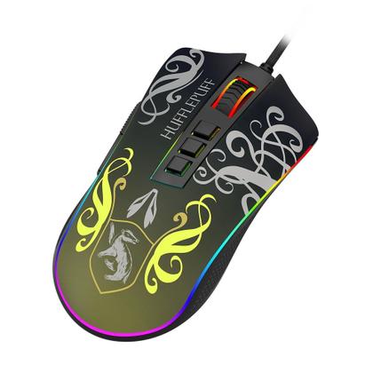 Imagem de Mouse Gamer Redragon Harry Potter Lufa-Lufa, RGB, 12400 DPI, Sensor Pixart PMW3327, USB, Preto e Amarelo - HP-711H