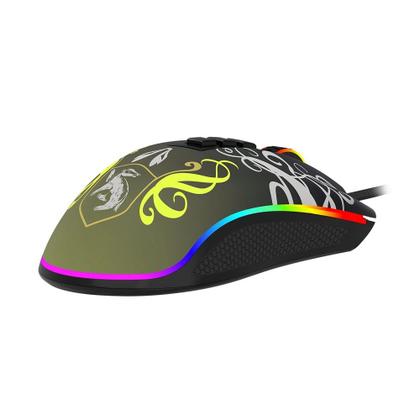 Imagem de Mouse Gamer Redragon Harry Potter Lufa-Lufa, RGB, 12400 DPI, Sensor Pixart PMW3327, USB, Preto e Amarelo - HP-711H