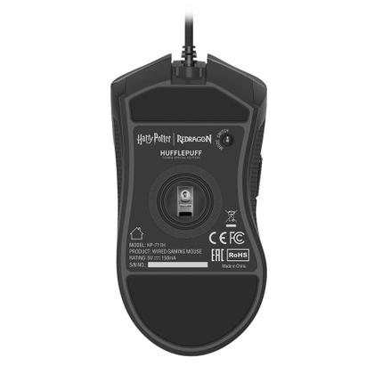 Imagem de Mouse Gamer Redragon Harry Potter Lufa-Lufa, RGB, 12400 DPI, Sensor Pixart PMW3327, USB, Preto e Amarelo - HP-711H