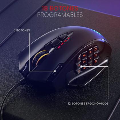 Imagem de Mouse Gamer Redragon Impact M908 Rgb 12400dpi