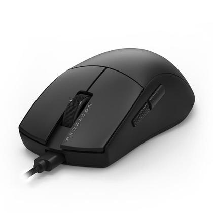Imagem de Mouse Gamer Redragon K1ng 1k M724, 12400 DPI, Ambidestro, 1000Hz, USB Tipo-C, Preto - M724