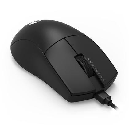 Imagem de Mouse Gamer Redragon K1ng 1k M724, 12400 DPI, Ambidestro, 1000Hz, USB Tipo-C, Preto - M724