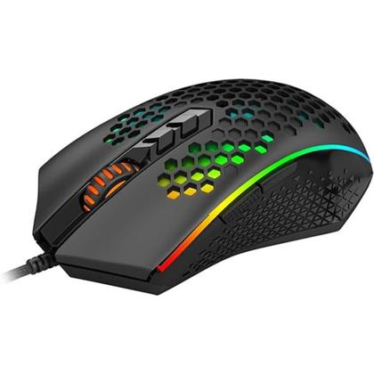 Imagem de Mouse Gamer Redragon Memeanlion HoneyComb RGB 12400DPI USB 2.0 - M809-K