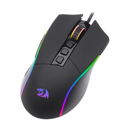 Imagem de Mouse Gamer Redragon Plank, RGB, 16000 DPI, 9 Botões, Preto - M812-RGB