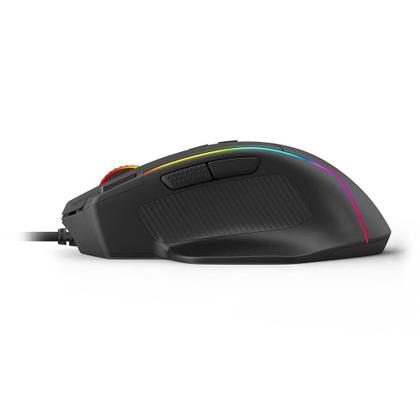 Imagem de Mouse Gamer Redragon Swain RGB V2, 26000 DPI, Sensor Óptico PAW3327, 9 Botões Programáveis, USB, Preto - M915-RGB V2