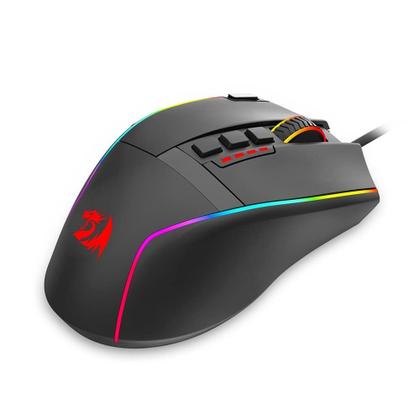 Imagem de Mouse Gamer Redragon Swain RGB V2, 26000 DPI, Sensor Óptico PAW3327, 9 Botões Programáveis, USB, Preto - M915-RGB V2