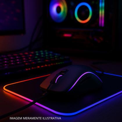 Imagem de Mouse gamer rgb 7200dpi com fio usb 2.0 preto - dazz