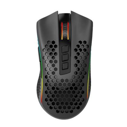 Imagem de Mouse Gamer S/Fio Storm Pro Redragon Preto Wireless M808-KS