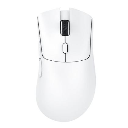 Imagem de Mouse Gamer sem Fio Attack Shark R1 Ultraleve e design Ergonômico, Tri-Mode, 18.000 DPI, Sensor Óptico PAW3311, 6 Botões - Branco