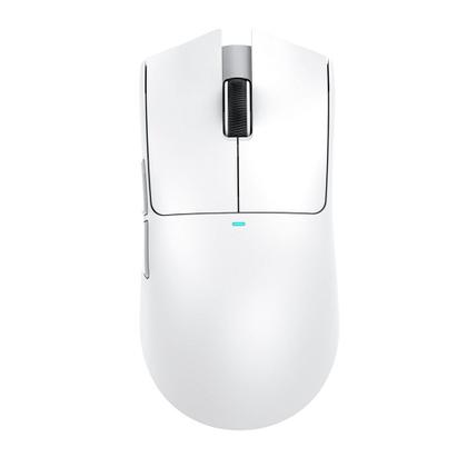 Imagem de Mouse Gamer sem Fio Attack Shark X11 com Base de Carregamento Magnético RGB, Tri-Mode, 22.000 DPI, Sensor Óptico PAW3311, 5 Botões - Branco