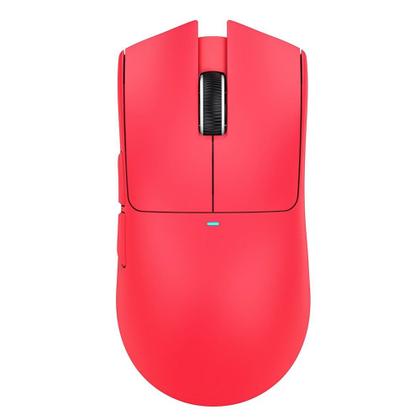 Imagem de Mouse Gamer sem Fio Attack Shark X11 com Base de Carregamento Magnético RGB, Tri-Mode, 22.000 DPI, Sensor Óptico PAW3311, 5 Botões - Vermelho