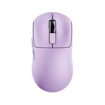 Imagem de Mouse Gamer sem Fio Attack Shark X3 Tri-Mode, 26.000 DPI, Sensor Óptico PAW3395, 6 Botões Programáveis - Lilás