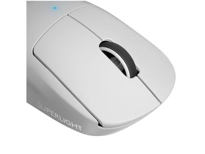 Imagem de Mouse Gamer sem fio Logitech G Óptico 25000DPI - 5 Botões Pro X Superlight Branco Original