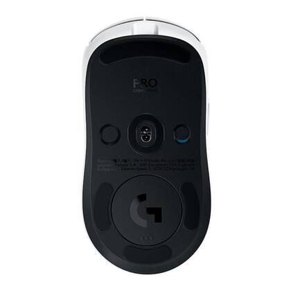 Imagem de Mouse gamer sem fio logitech g pro 2 lightspeed rgb branco 910-007301