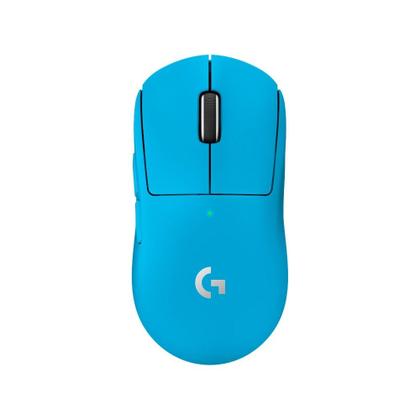 Imagem de Mouse Gamer Sem Fio Logitech G PRO X SUPERLIGHT 2 com 5 Botões, 60g, Sensor 44K DPI, Taxa de Resposta de 8 kHz, PC/Mac, Ciano - 910-007693