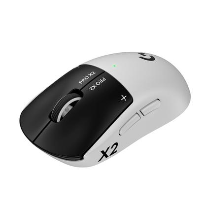 Mouse Gamer Sem Fio Logitech G Pro X2 Superstrike Lightspeed com Cliques Táteis Personalizáveis, Branco e...