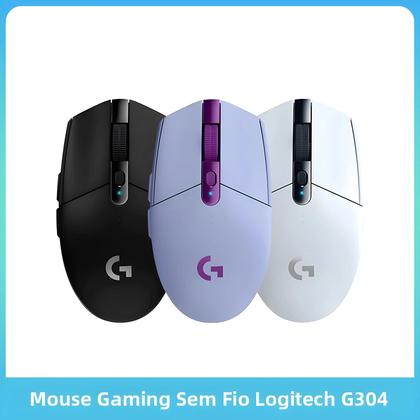 Imagem de Mouse Gamer Sem Fio Logitech G304 Com Botões Programáveis Para Esports, Escritório, Desktop E Laptop