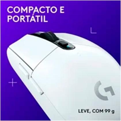 Imagem de Mouse Gamer Sem Fio Logitech G305 Lightspeed, 12.000 DPI, 6 Botões Programáveis, Branco - 910-005290