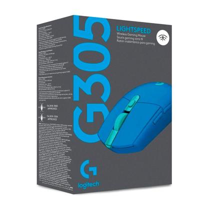 Imagem de Mouse Gamer Sem Fio Logitech G305 Lightspeed - Azul Cor Blue