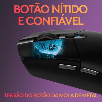 Imagem de Mouse Gamer Sem Fio Logitech G305 Lightspeed - Preto