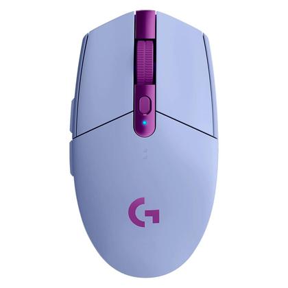 Imagem de Mouse Gamer Sem Fio Logitech G305 Lightspeed Sensor HERO 12.000 DPI 250h de Bateria