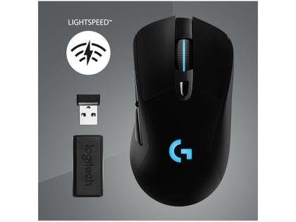 Imagem de Mouse Gamer Sem Fio Logitech G703 LightSpeed - G HUB - RGB - 25.600dpi - 6 Botões Programáveis
