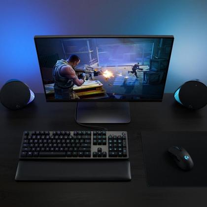 Imagem de Mouse Gamer Sem Fio Logitech G703 LIGHTSPEED RGB LIGHTSYNC, 6 Botões Programáveis, HERO 25K, Recarregável, Compatível POWERPLAY - 910-005639