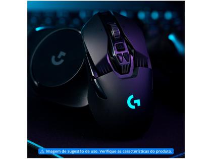 Imagem de Mouse Gamer Sem Fio Logitech G903 LIGHTSPEED RGB LIGHTSYNC, Design Ambidestro Personalizável, HERO 25K, Compatível POWERPLAY - 910-005671