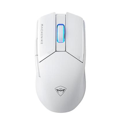 Imagem de Mouse Gamer Sem Fio Machenike M7 Pro, RGB, 26000 DPI, 6 Botões, Wireless, Branco - M720BBR