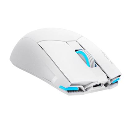 Imagem de Mouse Gamer Sem Fio Machenike M7 Pro, RGB, 26000 DPI, 6 Botões, Wireless, Branco - M720BBR