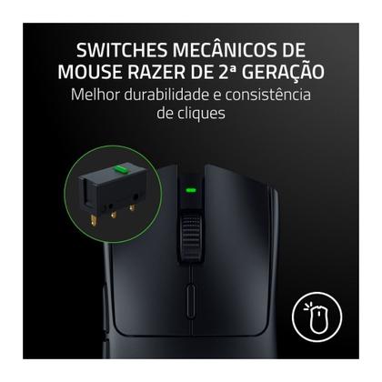 Imagem de Mouse Gamer Sem Fio Razer Viper V3 HyperSpeed, 30000 DPI, 82g, Preto - RZ01-04910100