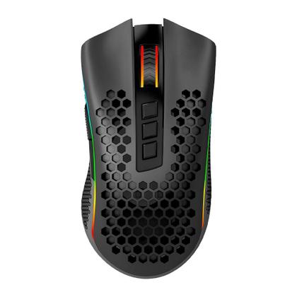 Imagem de Mouse Gamer Sem Fio Redragon Storm Pro, RGB, 16000 DPI, 8 Botões, Wireless, Preto - M808-KS